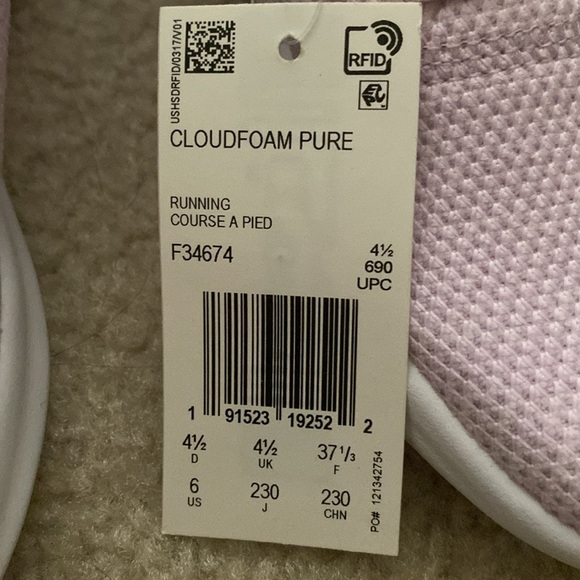 Adidas Pink Slip-On Sneakers with Cushioned Sole - Picture 2 of 3